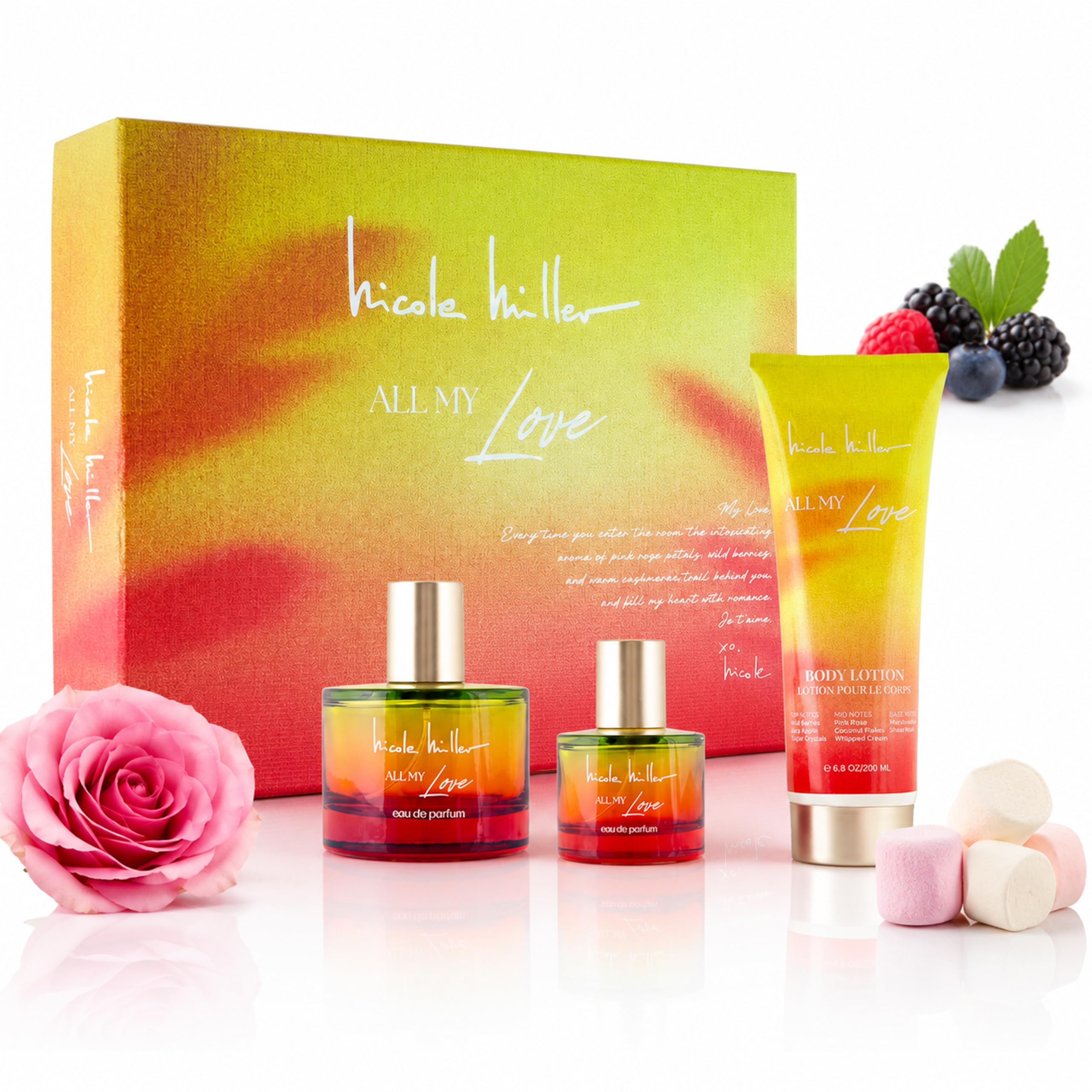 Amazon.com : Nicole Miller Moments De Passion 3-Piece Perfume Gift